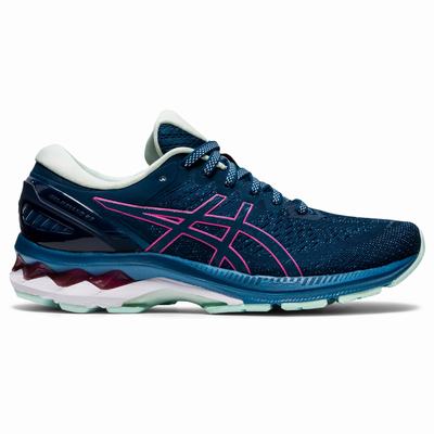 Asics Gel-Kayano 27 - Naisten Juoksukengät - Sininen/Pinkki